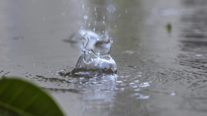 雨滴慢镜头-6