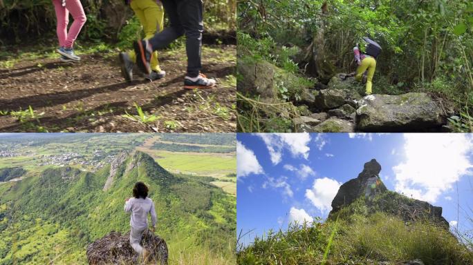 徒步登山探险