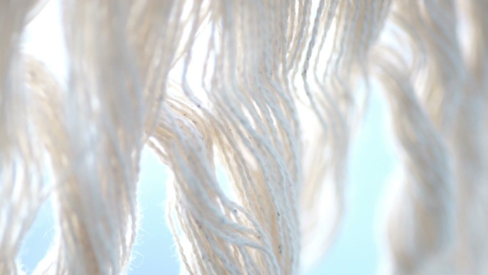 原棉线织物。纤维材料针织细