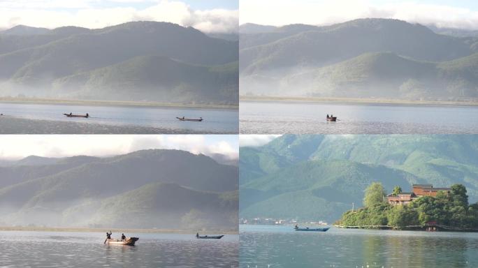 泸沽湖面