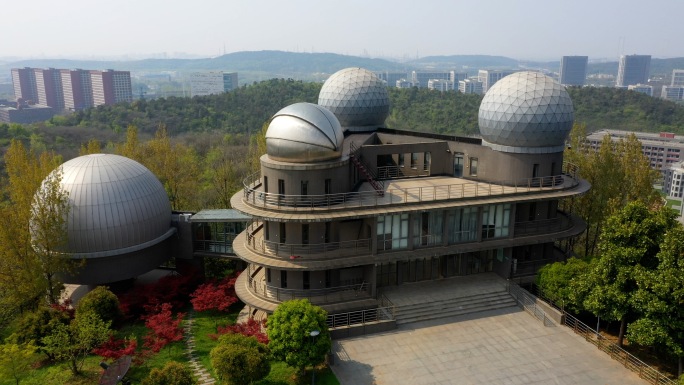 天文台航拍 南京大学 南京大学天文台