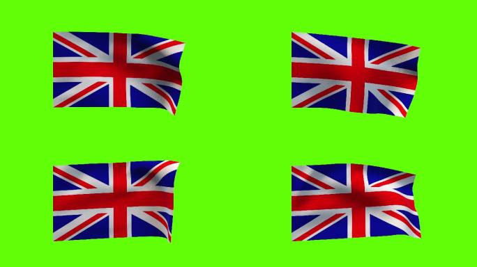 可循环英国旗帜