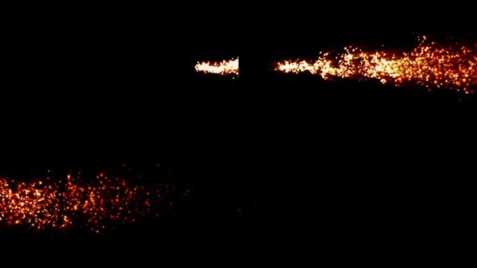 火焰粒子飞行拖尾【透明通道】