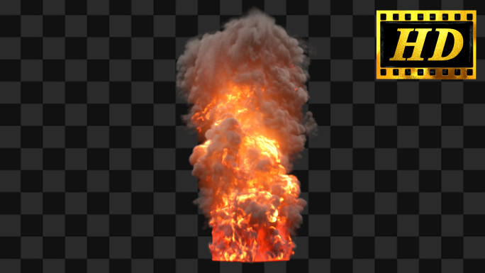 火焰燃烧特效素材【透明通道】9B