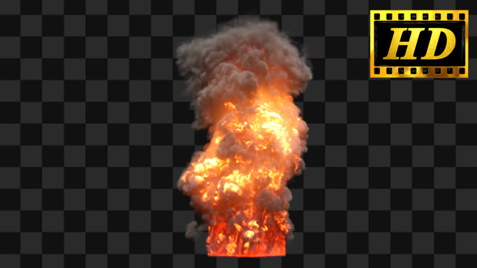 烈火火特效火焰燃烧素材【透明通道】7A