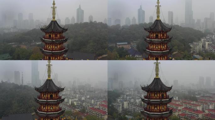 原创航拍  南朝第一寺：南京鸡鸣寺