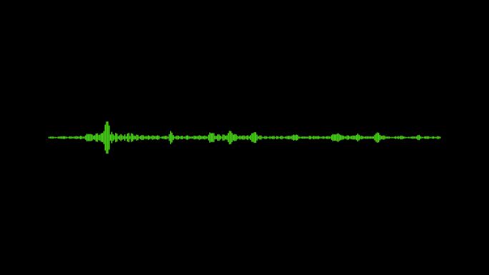 音频波形单绿-音频波形的可视化