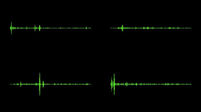 音频波形单绿-音频波形的可视化