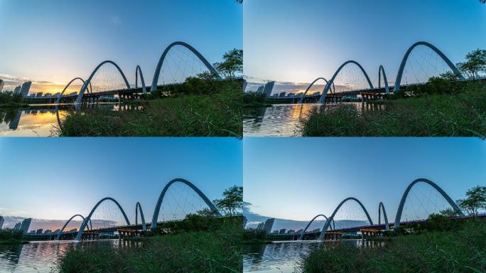 太原北中环桥延时摄影 素材