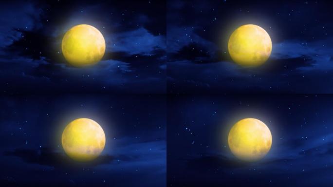 【HD天空】月亮中秋佳节团圆满月唯美月空