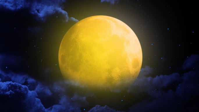 【HD天空】超级月亮金秋圆月唯美奇幻月夜