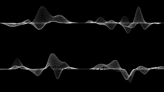 抽象波浪线特效动画合成元素光效