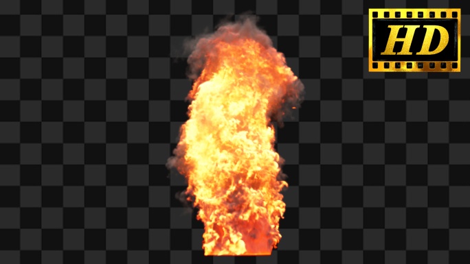 大火烈火燃烧特效【透明通道】13B