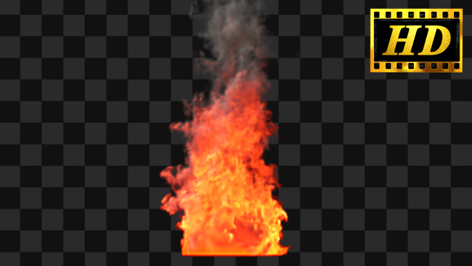 大火火灾火焰燃烧特效【透明通道】23A