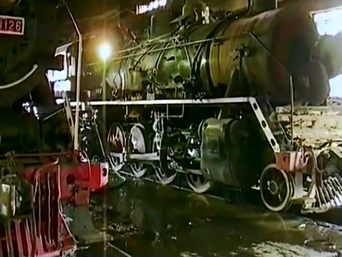 70年代燃煤火车视频
