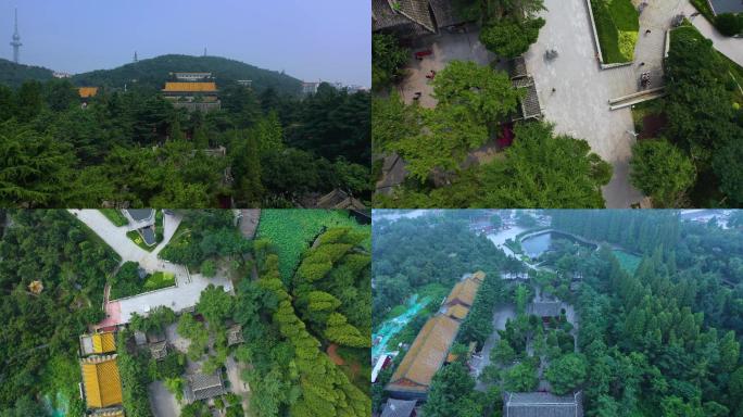 青岛湛山寺航拍