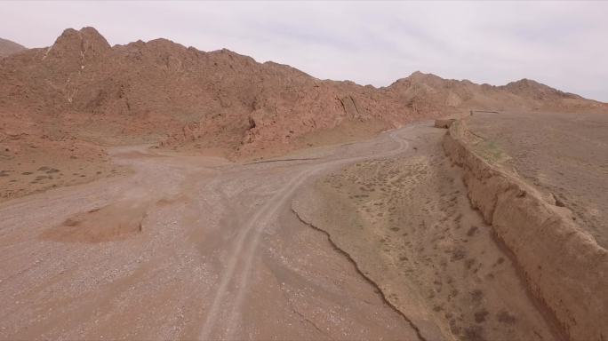 荒漠 戈壁  4k航拍