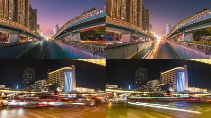 坛子口立交夜景延时