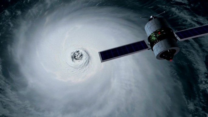 卫星跟踪飓风