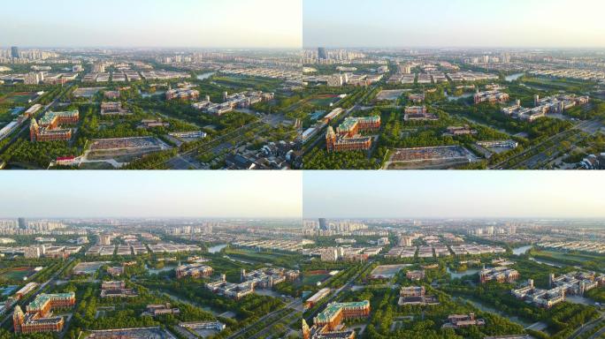 华东政法大学（松江校区）4K航拍单镜头