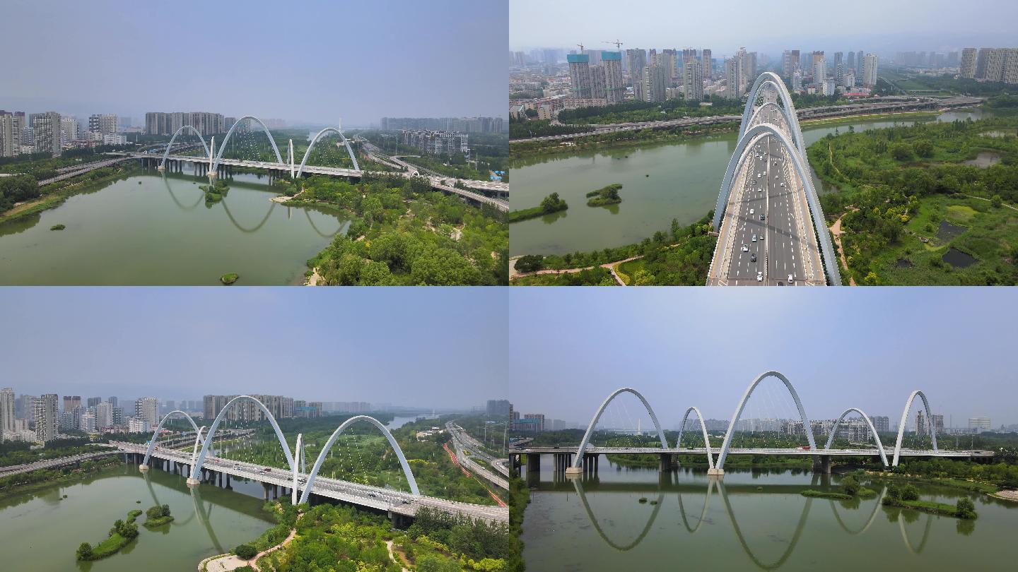 【太原】汾河北中环桥航拍