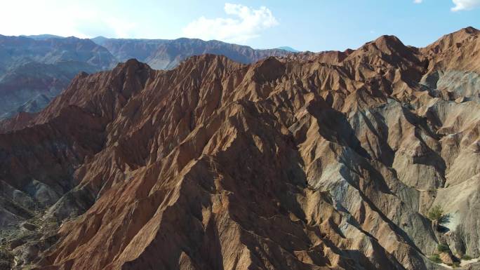 青海地质公园山地航拍