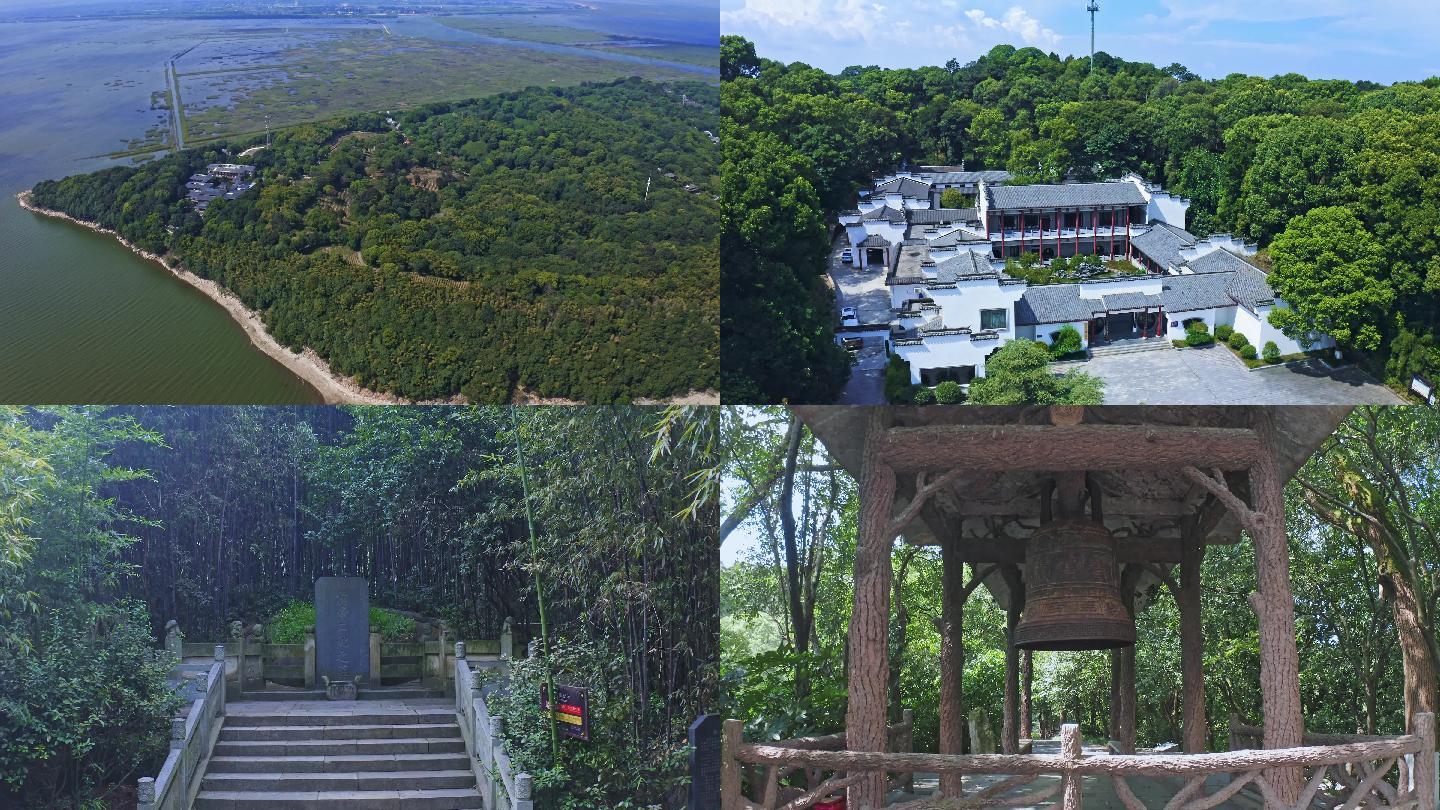 岳阳洞庭湖风光君山爱情岛景区