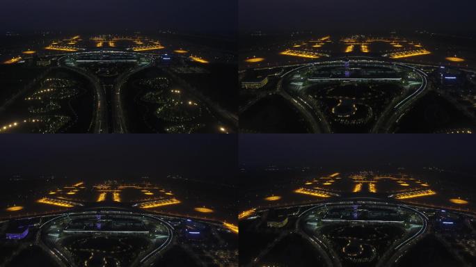 青岛胶东国际机场夜景