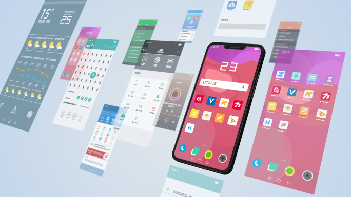 手机APP界面展示