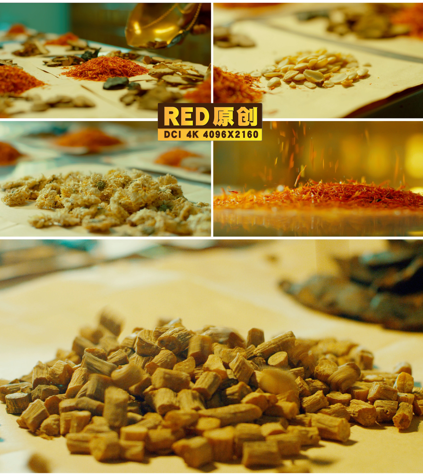 「RED拍摄」中医药文化中药材创意拍摄
