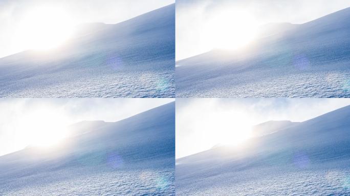 冬季景观视频素材冰雪风光冰川冰山