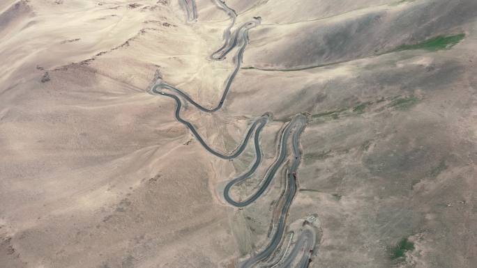 南疆帕米尔高原航拍素材集锦塔克拉玛干沙漠
