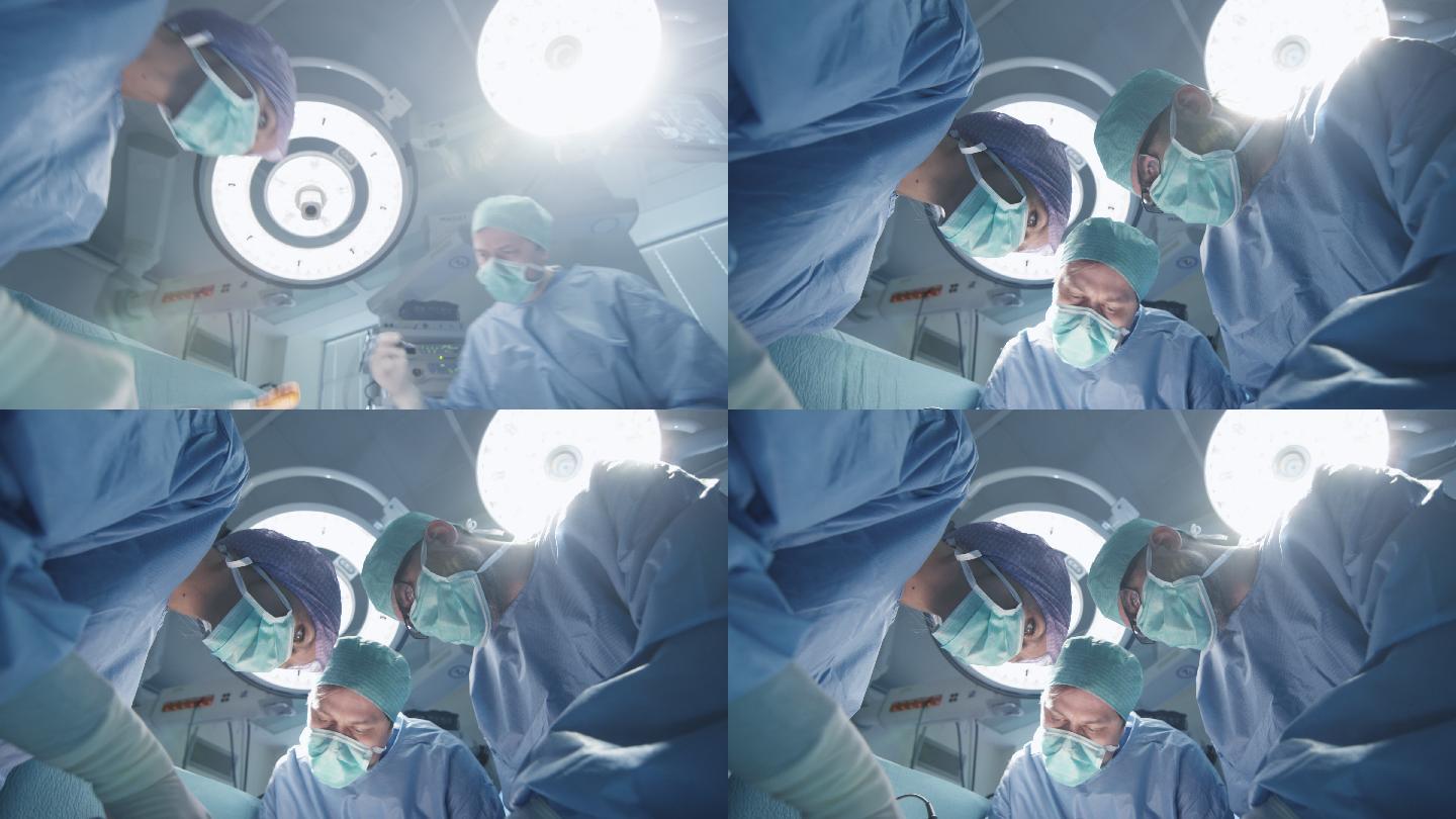 由医生和护士组成的团队负责做手术。