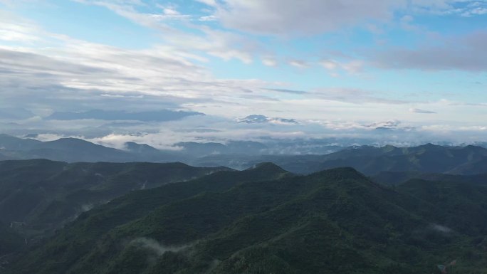 云海 高山 丘陵 青山 航拍高清原素材