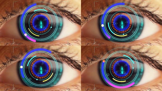 【原创模板】科技眼圈HUD眼睛特效环