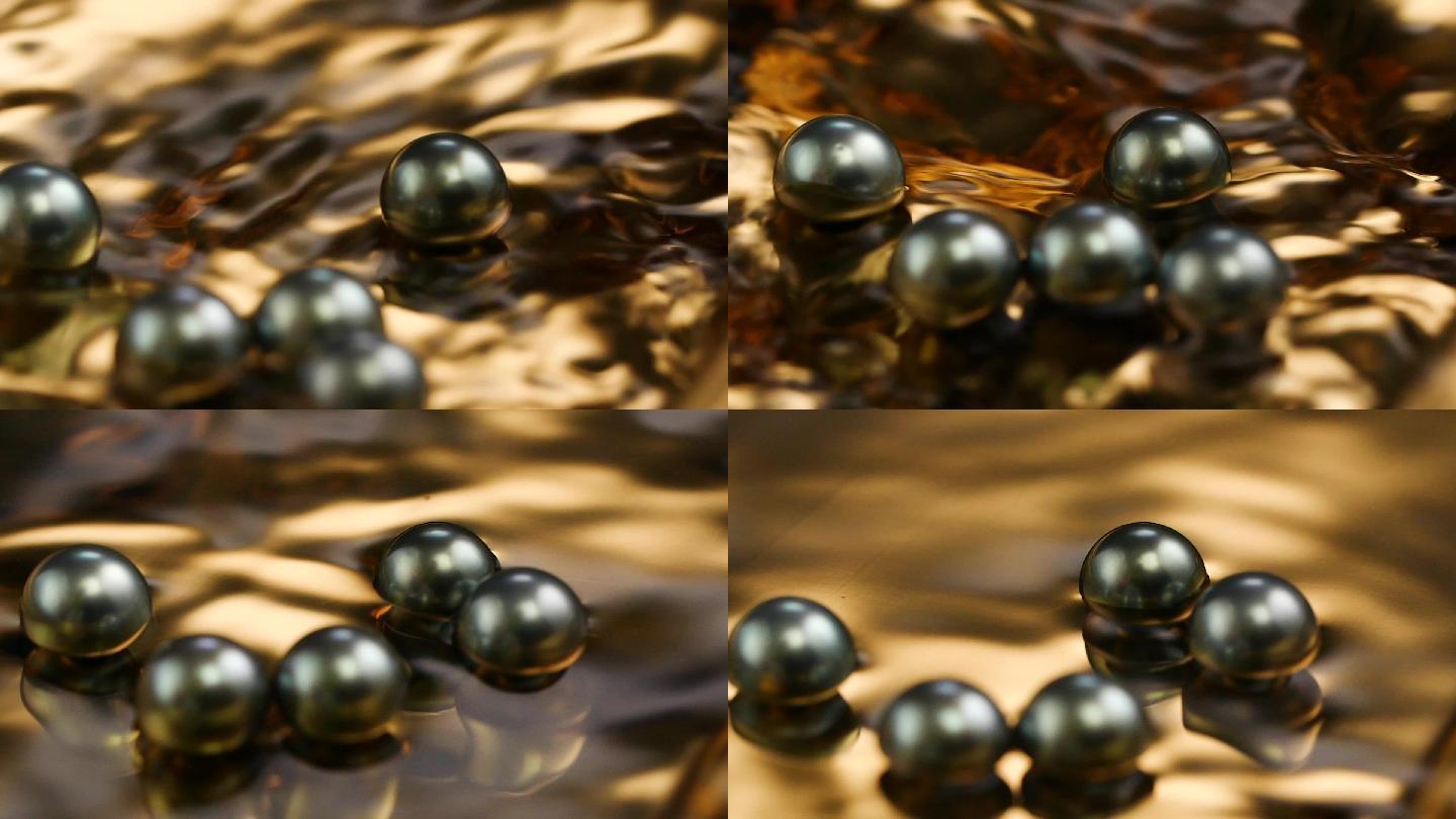 水中的黑珍珠