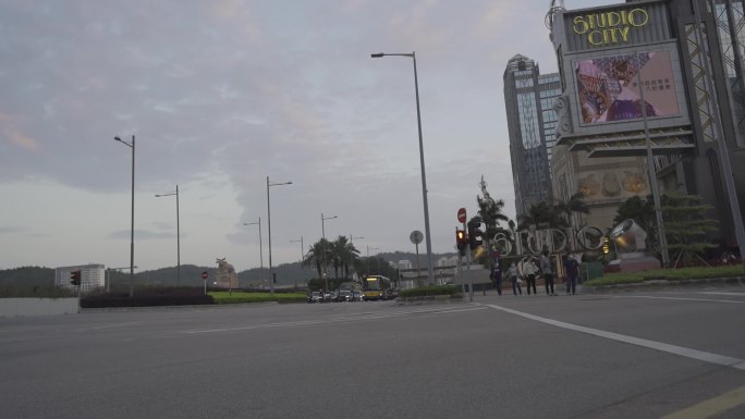 澳门街头 街景 马路