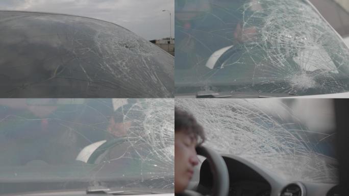 交通事故玻璃破碎