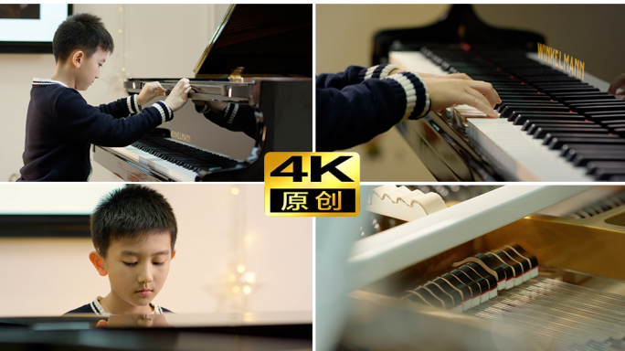 学生弹钢琴 男生弹琴