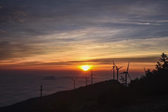 括苍山日出、云海延时