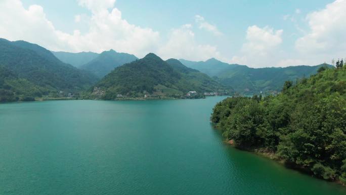山水自然房产广告-航拍千岛湖风景