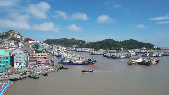 台州温岭石塘小箬村渔港航拍