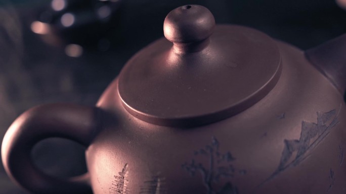 茶文化茶具特写