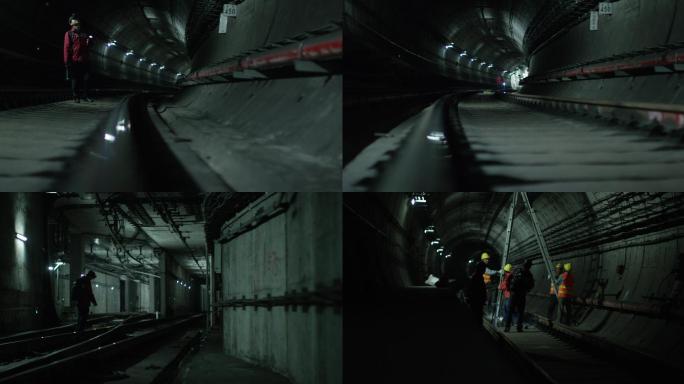 【原创】空荡荡的地铁隧道