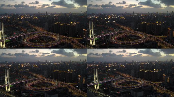 上海浦东 南浦大桥 航拍4k 2021