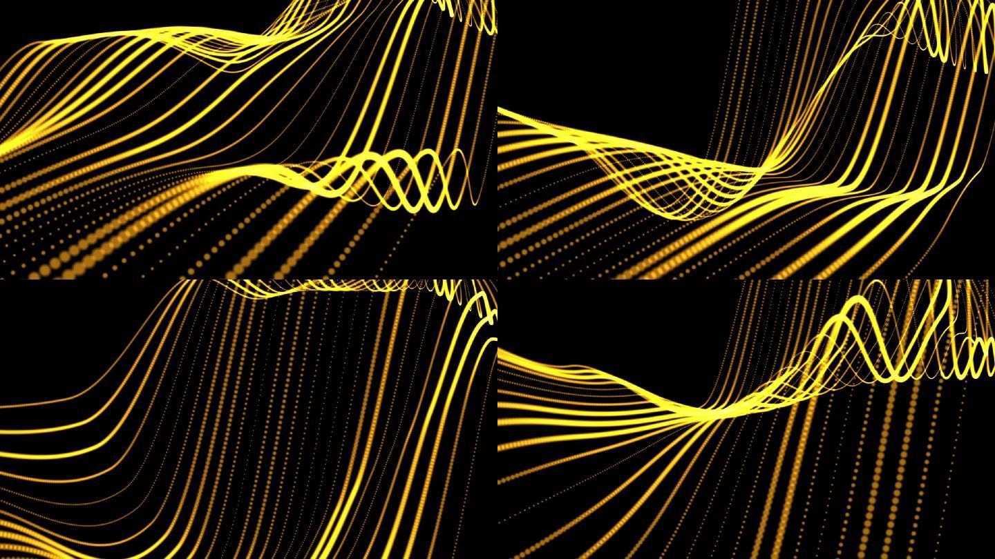 金色线条流动-1