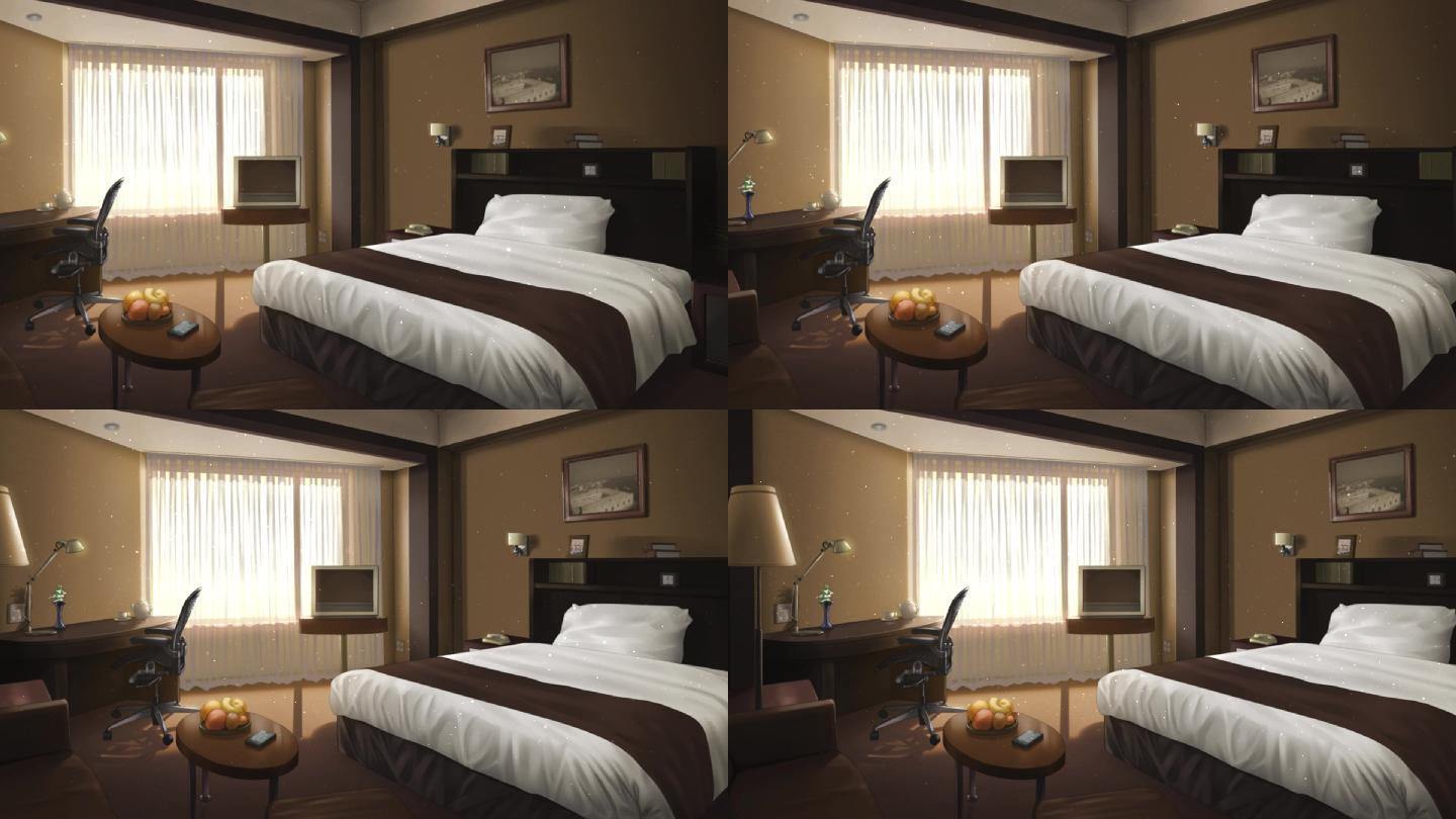 卧室旅店酒店双人床客厅大床