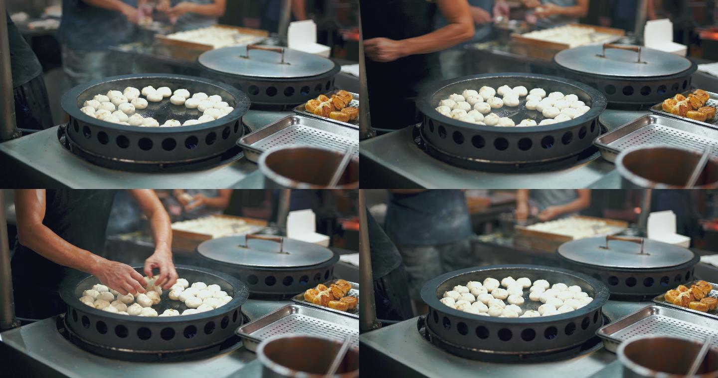 素菜炖锅里的中国炸面包