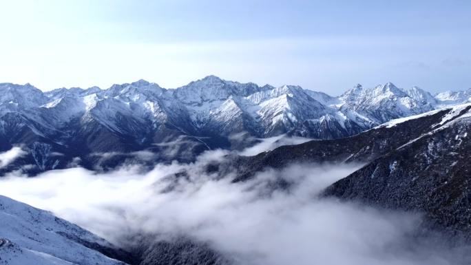 西岭雪山 4K航拍