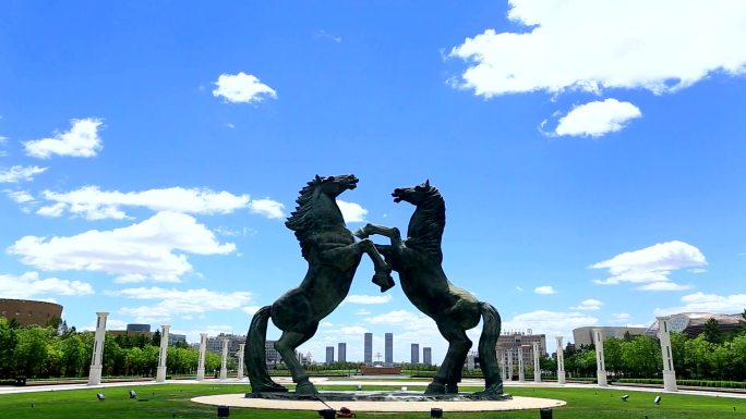 内蒙古鄂尔多斯风景延时